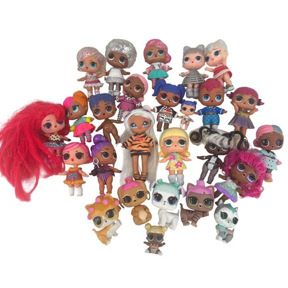 LOL Surprise Dolls and Pets Variety Lot of 26 MGA OMG - Picture 1 of 10